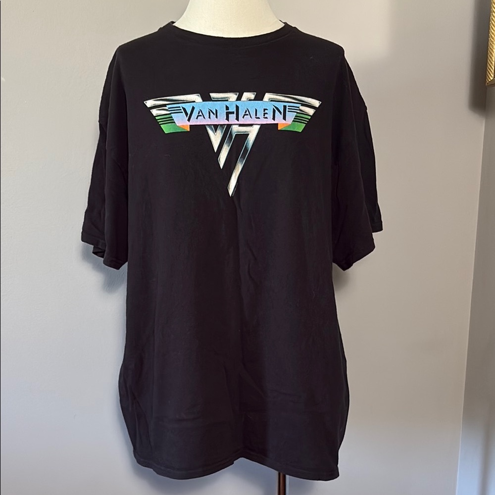 Van Halen XL Delta Proweight Black Concert Band Music T Shirt